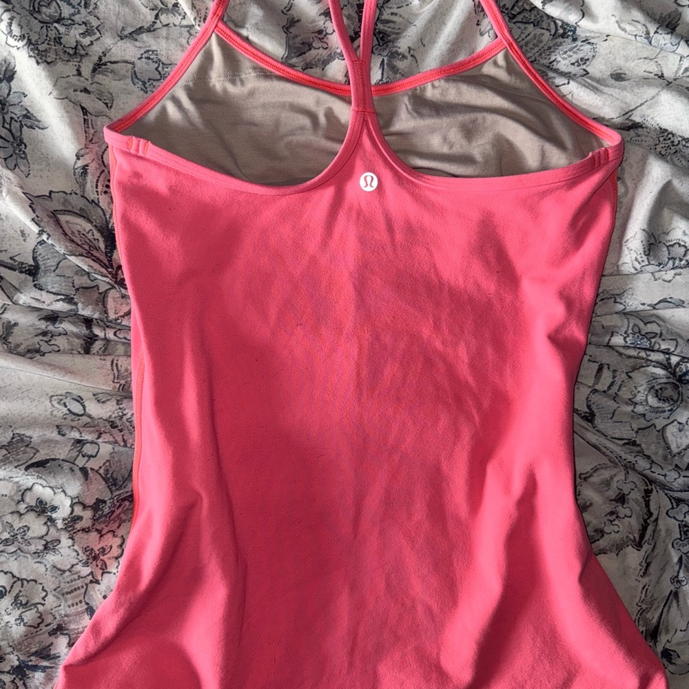 Lululemon Pink Tank Top (Full length, not cropped!) Size 6